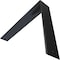 Ekena Millwork Countertop Support Steel Heavy Duty Bracket w/ Gusset, Powder Coated Black 2 1/2"W x 18"D x 12"H BKTM02X18X12CGPBL - alternate 3